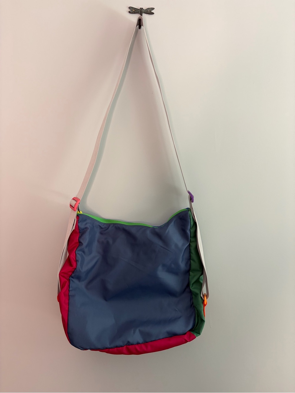Cotopaxi Multicolor Crossbody Bag - Coral Front - Picture 2 of 3
